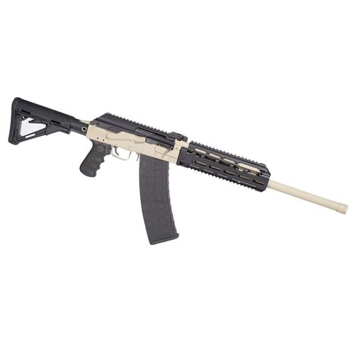 Il bundle SAIGA 12 GEN-3 Dog Leg offre una montatura robusta per ottiche, protezione dal calore della canna e un design a rilascio rapido per massima versatilità.
