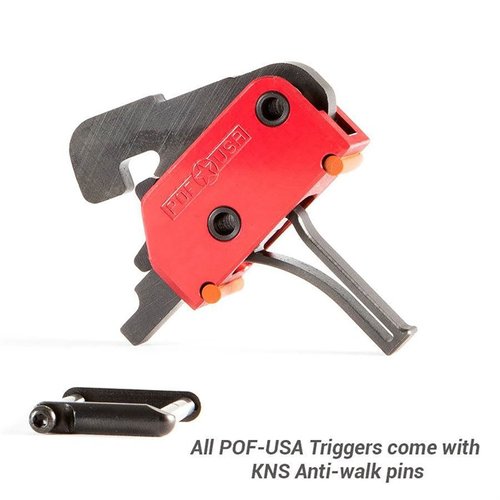 Il grilletto drop-in POF-USA AR-15 offre un peso di trazione di 3.5 libbre, resistenza alla corrosione e pin anti-sfilamento in acciaio inox per prestazioni ottimali.