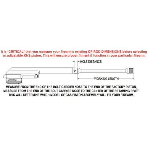 Il KNS Precision AK Adjustable Gas Piston riduce l'overgassing, aumenta la durata della tua arma e si installa facilmente in 10 minuti senza armiere.