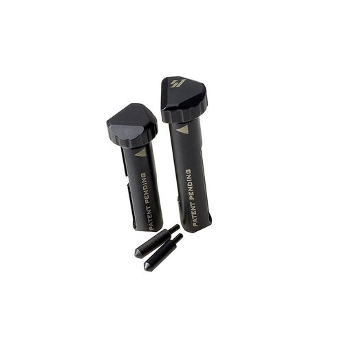 I Shift Pins di Strike Industries offrono un'assemblaggio e smontaggio rapido senza attrezzi, grazie al design innovativo e alla resistenza alla corrosione.