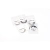 Il set di shims AR Strike Industries per .223/5.56 e .308 garantisce allineamento preciso e riutilizzabile per dispositivi di bocca, in acciaio inox SUS 304.