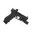 Piastra base in alluminio per caricatore per Glock G17 (9MM)/G22 (.40 CAL) nera