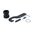 GRILDLOK 11" guardamano assemblaggio completo in nero