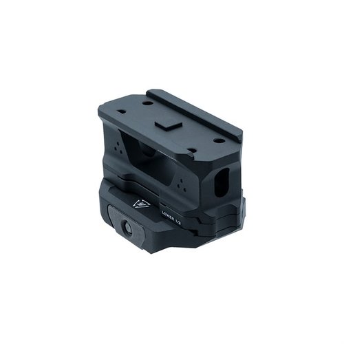 Il REX T1 Riser Mount è leggero e versatile, offre un'altezza ideale per il co-witness assoluto o lower 1/3, compatibile con ottiche T1.