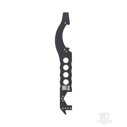 Il MultiTasker M:4 Tool è un multi-tool compatto per AR-15/M4, con cacciavite, raschietto carbonio e strumenti per regolazioni, tutto in un design integrato.