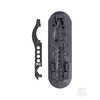 Il MultiTasker M:4 Tool è un multi-tool compatto per AR-15/M4, con cacciavite, scraper per carbonio, strumento di regolazione A2 e driver Phillips, tutto in un design discreto.