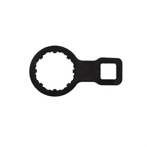 La chiave SOLUS Barrel Nut Wrench, realizzata in acciaio 4140, è essenziale per torcere o rimuovere un barrel non-shouldered. Lunghezza: 3".