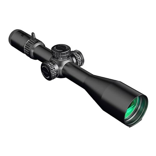Il Warhawk 3-15x50 FFP offre vetri cristallini, costruzione robusta, reticoli intelligenti e torrette bloccabili per una precisione senza pari.