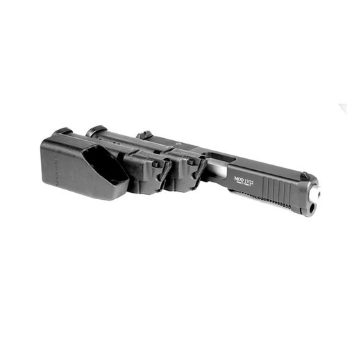 Converti il tuo Glock 17/22 Gen 5 in 22LR con il kit MOD-CA, include 2 caricatori da 10 colpi e una borsa per il trasporto, ideale per l'allenamento e il divertimento.