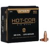 Le pallottole Hot-Cor 30 Caliber (0.308") 170gr Soft Point Flat Nose offrono prestazioni affidabili e precisione superiore grazie alla loro costruzione senza vuoti.