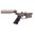 Lower M4E1 Carbine Comp con impugnatura A2, senza calcio, per AR-15 Kodiak