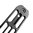 ARCALOCK rail a coda di rondine 6" M-LOK nera