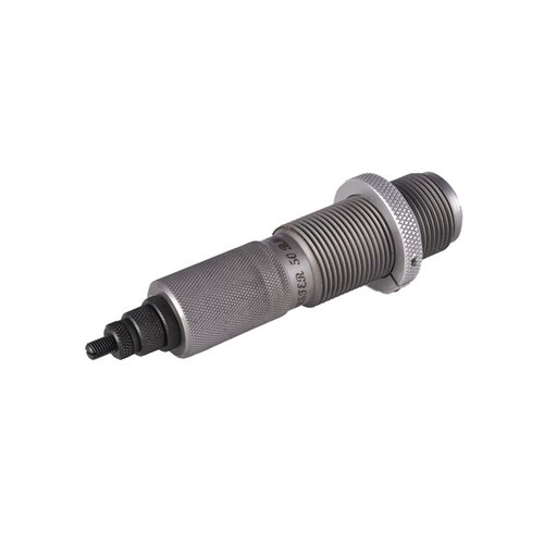 I dies Forster XL Full Length Sizing garantiscono tolleranze strette, rifinitura superiore e l'E-Z Out Expander per colli concentrici, ideali per ricariche di precisione.