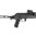 Adattatore per calcio pieghevole su trunnion posteriore per AK-47 Picatinny, nero