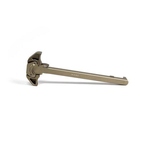 L'URG-I Airborne Charging Handle 5.56 offre un design compatto, superfici checkered per un'ottima presa e una gestione del gas migliorata, ideale per condizioni estreme.