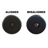 Il Geissele Suppressor Alignment Gage garantisce un allineamento preciso del soppressore al foro della canna, realizzato in acciaio indurito per resistere all'usura.