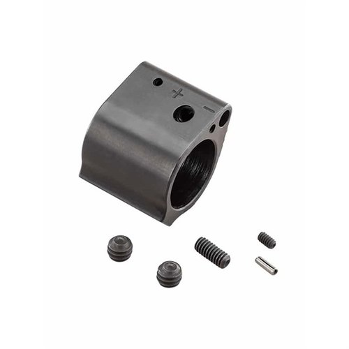 Migliora le prestazioni del tuo AR-15 con il nostro Adjustable Gas Block da .750, realizzato in acciaio 4140, facile da installare e dal design low-profile.