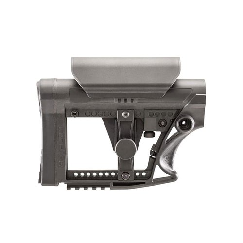 Luth-AR MBA-4 con Cheek Rest è un calciolo modulare leggero e resistente, compatibile con tubi buffer Mil-Spec e Commercial, con attacchi per slinga e monopod.