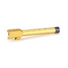 Canna filettata 5" 9 mm Luger per Glock 17 Gen4, finitura TiN oro