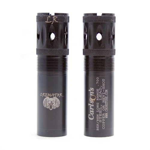 I tubi di strozzatura Carlson’s Cremator® con Triple Shot Technology (TST) offrono una transizione graduale, riducendo la deformazione dei pallini e migliorando la densità dei colpi.
