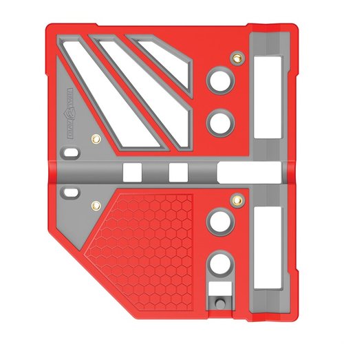 Il BENCH BLOCK PRO di REAL AVID offre 14 fori strategici, 2 scanalature e magneti per una facile allineamento dei perni, perfetto per la pulizia e la riparazione delle armi.