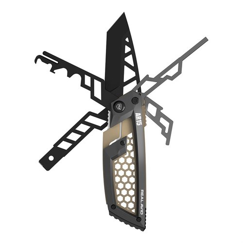 Il Gun Tool Edge – AR-15 offre un design compatto e robusto, con una lama Tanto di 2.6" e 12 strumenti per la manutenzione, garantendo precisione e affidabilità.