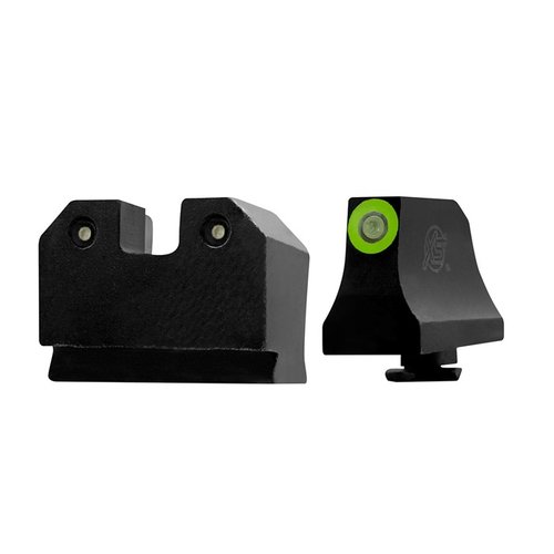 Le XS R3D Night Sights offrono un'immagine tradizionale a 3 punti tritio, massima visibilità in condizioni di luce bassa e alta, compatibili con vari modelli Glock.