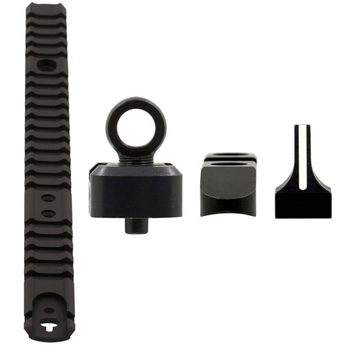 L'XS Lever Rail Ghost Ring WS per Rossi R95 .30-30 consente il montaggio di ottiche in diverse posizioni e offre mire in acciaio robuste e regolabili.