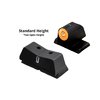 DXT 2 BIG DOT pronto per ottica per S&W M&P Full/Compact arancione