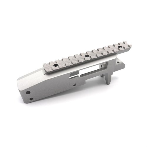 Il ricevitore KIDD .22LR Classic è un ricevitore aftermarket slip-fit in alluminio anodizzato, con foro di pulizia posteriore e base per ottica intercambiabile.
