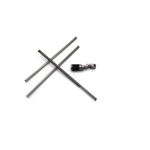 Questo kit di aggiornamento per il tuo 10/22 offre una comoda maniglia, un guide rod super slick e molle intercambiabili per ottimizzare il rinculo.