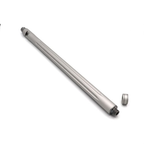 Il canna fluted bull ultra leggera KIDD per Ruger 10/22 pesa solo 1,25 libbre, lunga 16,25 pollici, ideale per caccia e tiro al bersaglio, con ottima precisione.