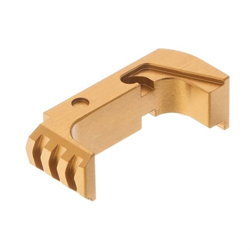 Il Tyrant Designs Extended Magazine Release per Glock 43X/48 offre un'installazione senza attrezzi, bordi rialzati e un design ergonomico per un rilascio rapido e sicuro.