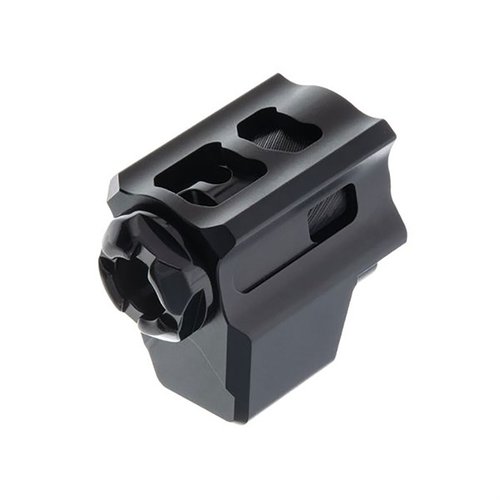 Il compensatore T-Comp per Glock Gen-3 riduce il rinculo e il sollevamento della volata, si installa facilmente senza viti e si adatta a molti fondine G34.