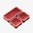 MAGPUL DAKA BINS confezione da 3 - una 2x4 e due 2x2 rosso
