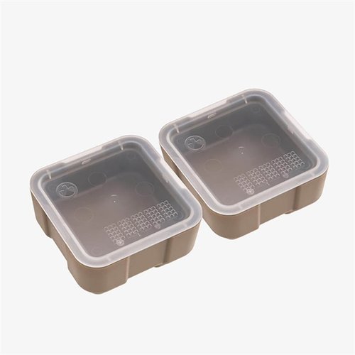 I DAKA Bins offrono un'organizzazione sicura per parti e attrezzature, con coperchi trasparenti, design impilabile e compatibilità con DAKA GRID Organizer.