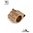 AR-15 SOLID SS BLOCCO GAS REGOLABILE .875" TAN