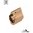 AR-15 Blocco gas regolabile solido in acciaio inox .936" TAN