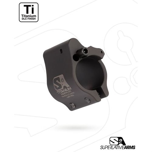 Il gas block regolabile Superlative Arms per AR-15 offre un flusso di gas pulito e fresco, riduce il rinculo e previene l'erosione grazie al meccanismo di bleed off.