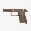 Il grip frame EHG SG9 per SIG P320 offre un design ergonomico, un magazine well flared, una superficie texturizzata e una slitta Picatinny per accessori.
