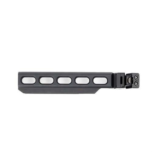 L'estensione B.R.E. senza buffer offre una regolazione a 6 posizioni, compatibilità con stock AR-15 e un meccanismo pieghevole per un facile trasporto.