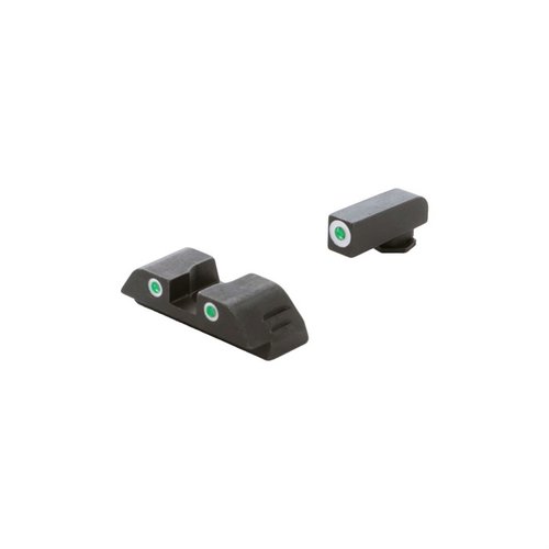 Le mire tritium AMERIGLO® offrono visibilità ottimale in tutte le condizioni di luce, con un design robusto e compatibilità con Glock® Gen 5 9mm/.40.