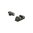Set di mirini al trizio classici per Glock 42, 43, 43X, 48 neri