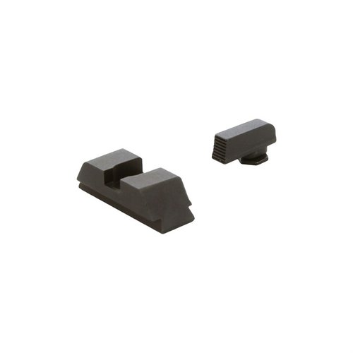Il set di mirini serrati AMERIGLO per Glock® offre design robusto ed efficace, con precisione e velocità grazie alla lama frontale di 0.115".