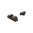 Set di mire da poligono zigrinate per GLOCK 9MM G1-4 / GLOCK 10MM .45 ACP