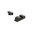 Set di mire da poligono zigrinate per GLOCK 9MM G1-4 / GLOCK 10MM .45 ACP