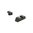 Set di mirini da tiro zigrinati per Glock G5 calibro 9mm/.40 nero