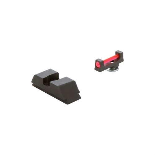 Le mire AMERIGLO Range Series offrono design robusti e semplici per pistole Glock, garantendo velocità e precisione con un frontale in fibra ottica rossa.