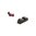 Set di mire Range fibra rossa per GLOCK 9MM G1-4/G5, 10MM, .45 ACP