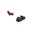 Set mire da tiro con fibra ottica per GLOCK G5 9MM/.40 CALIBER BLK